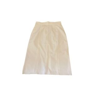 D&G Dolce And Gabbana White Pencil Skirt Size 38